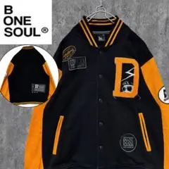 【美品】B ONE SOUL DUCK DEUD スタジャン 裏起毛 ワッペン