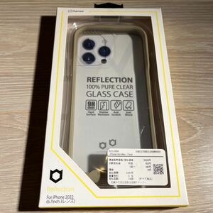 【新品未使用・未開封】iPhone 14 Pro Max用 iFace Reflection強化ガラスクリアケース／ベージュ R22J056W