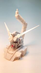 1/48 ユニコーンガンダムヘッドディスプレイベース※塗装アリ　ガンプラ 完成品 ジャンク