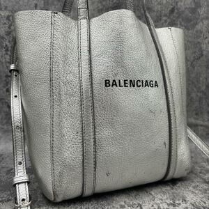 1円【希少色　入手困難品】BALENCIAGA バレンシアガ エブリデイ xxs 2way ハンドバッグ トートバッグ ショルダーバッグ ブラック 黒 肩掛け