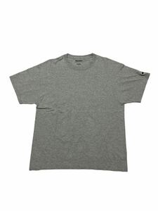 US企画 Champion 霜降りグレー 半袖Tシャツ sizeL【1033】