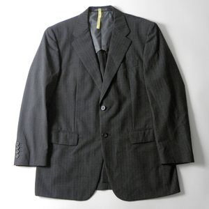 アーヴェヴェ ミッシェルクラン a.v.v MICHEL KLEIN PARIS HOMME ストライプシングルテーラードジャケット スーツ地 背抜き 96-AB5 m0619-4