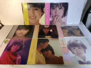 11113S 帯付12inch LP★松田聖子 8点セット★Pineapple/SQUALL/Canary/North Wind/SILHOUETTE/fragrance/プルメリアの伝説/金色のリボン