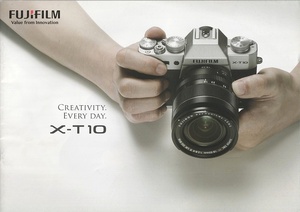 Fujifilm フジ X-T10 の カタログ 2015.5(未使用美品)