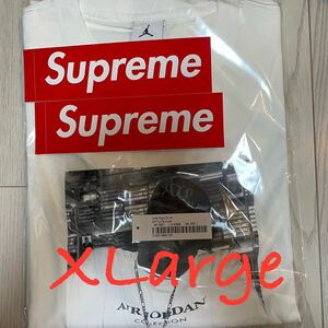 XL 24FW Supreme Jordan Biggie S/S Top White シュプリーム ジョーダン ビギー エスエス トップ ホワイト