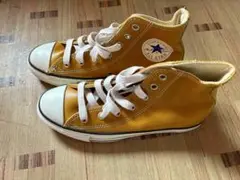 CONVERSE ALL STAR 本革イエロー ハイカットスニーカー　未使用