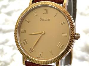 ★GUCCI グッチ★705M 18K 750 メンズ 時計 金無垢 総重量27g