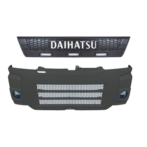 ハイゼットカーゴ S321V S331V フロントバンパー ラプター塗装 後期 パーツ DAIHATSU フォグライト