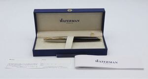 ウォーターマン/WATERMAN/カレン・デラックス/万年筆/ペン先 18K 750/シルバー×ブラック×ゴールド