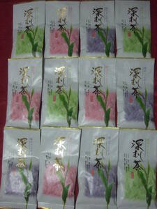 ★●２０2４年産★●自家栽培茶直送● 深蒸し特上煎茶１００ｇ入り×１２袋