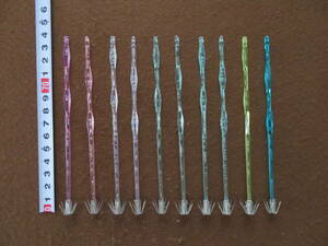 イカ角　ミサキ　14cm レーザー針（L型）　各色 計10本