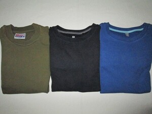 ★古着 Hanes ヘインズ 長袖Tシャツ M(10-12) UNIQLO ユニクロ 長袖Tシャツ 140 黒 UNIQLO ユニクロ 長袖Tシャツ 150 青 キッズ 子供服★