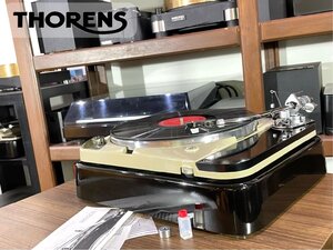 レコードプレーヤー THORENS TD124 SME 3009 S2 搭載 SMEシェル等付属 リフターオイル補充済み Audio Station