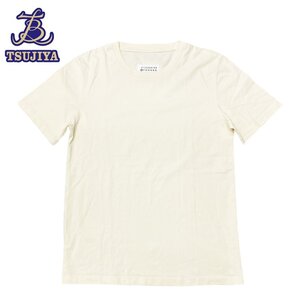 ★同梱不可★MaisonMargeila メゾンマルジェラ　クルーネックTシャツ　ショートスリーブ　アイボリー　中古AB【辻屋質店A2901】