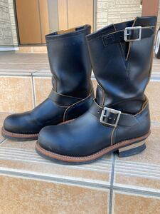 レッドウィング エンジニアブーツ REDWING USA製 ブラック 9268 7D 25ｃｍ　2268