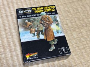 ウォーロードゲームス ボルトアクション 1/56 アメリカ兵 冬季装備 メタルフィギュア 10体 warlord games bolt action 28mm