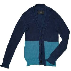 定価3.3万 AKM EGYPTIAN COTTON KNIT CARDIGAN S エジプト綿ニットカーディガン ジュンハシモト 1piu wjk