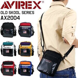 ☆ 新発売 最安値 AVIREX ショルダーバッグ 縦型 AVIREX アヴィレックス 撥水加工 AX2004 2WAYバッグ アビレックス レッド ☆