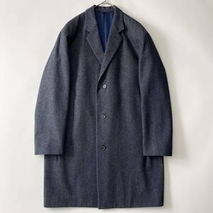 【美品】MARKAWARE -MINIMALIST COAT- size/2 (tb) マーカウェア ミニマリスト コート デニム ウール チェスター ウール ネイビー