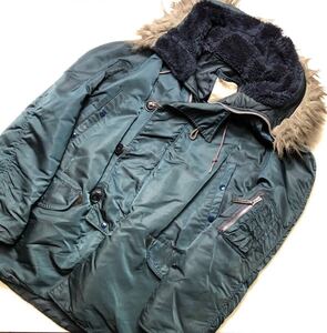 USA製 ALPHA INDUSTRIES アルファ N-3Bフライトジャケット 1980s ヴィンテージ 状態良好