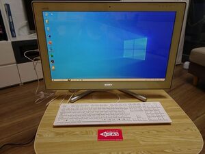 ソニー　スグつくTV搭載モニター一体型パソコンVPCL22AJ　office2019付（24型）Win10 オマケ有