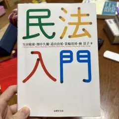 民法入門 - 生田敏康・堀中久瑠・渡山尚彦・菱山智博・柳景子著