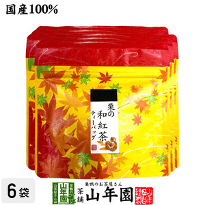 お茶 日本茶 紅茶 国産100% 栗の和紅茶 ティーパック 2g×5包×6袋セット ティーバッグ 送料無料