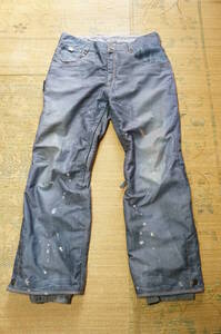 686 six eight six スノーボードウエアパンツ デニム柄 MENS RESERVED DESTRUCTED DENIM PANTS L3W206 サイズ M*burtonバートンREWvolcom6