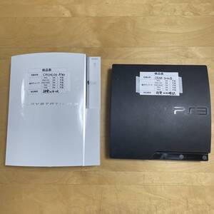 PS3 本体2台 CECHL00 ×1 CECH-3000B ジャンク まとめ セット販売