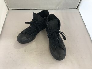 【CONVERSE】コンバースオールスター　レディスハイカットスニーカー　ブラック　キャンバス　23.5cm　SY02-G7S