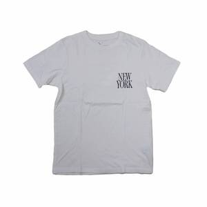 SATURDAYS SURF NYC◆サタデーズ ニューヨーク/Tシャツ/S/コットン/WHT/BBM-2624-A