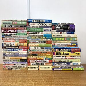 ■02)【同梱不可】PC・IT・プログラミング関連本 まとめ売り約55冊大量セット/C言語/Java/アルゴリズム/Windows/Excel/資格/試験/B