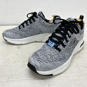 和586★ SKECHERS Arch Fit スケッチャーズ スニーカー シューズ 27 ホワイト ブラック メンズ