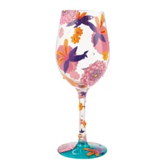 Lolita ワイングラス Funky Florals 22.4cm 独創の花々 | かわいい おしゃれ ポップ モダン デザイン食器 アート ロリータ･ヤンシー 正規輸入品