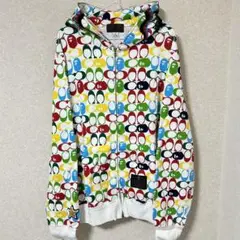 Bape COACH multi color hoodie