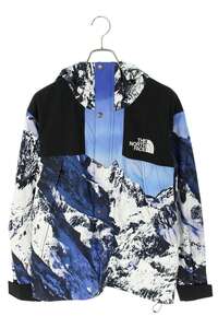 シュプリーム 17AW The North Face Mountain Parka サイズ:L 総柄マウンテンパーカーブルゾン 中古 FK04