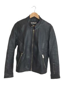 SOPHNET.◆17AW/LEATHER SINGLE RIDERS JACKET/M/羊革/ブラック/SOPH-178037//