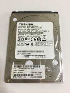 ▲1366時間 TOSHIBA MQ01ABD064 640G 『正常判定』2.5インチHDD