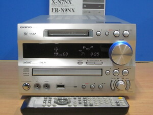 ONKYO★良品 メンテ済 動作良好★高音質 CD/MD/USB/TUNERアンプ★リモコン&取説等付★FR-N9NX