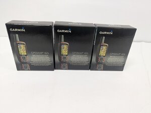 長A518/ほぼ未使用品/GARMIN ガーミン GPSMAP 62S 3台セット　ハンディGPS//1円～