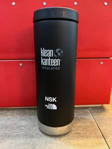 ★新品同様 ニセコ限定 THENORTHFACE×Klean Kanteen/クリーンカンティーン ステンレスボトル タンブラー 16oz 473ml ブラック 水筒★