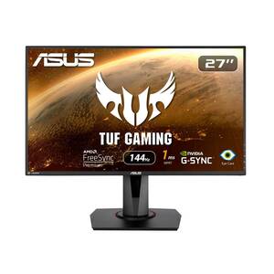 【中古】ASUS ゲーミングモニター 27インチ VG278Q (1ms/144HZ/HDMI/DP/DVI/スリムベゼル/G-SYNC?対応/Fr