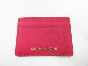 MICHAEL KORS マイケルコース MK カードケース 名刺入れ ピンク