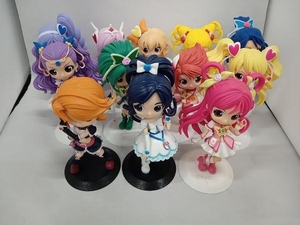 ジャンク 【1円スタート】 プリキュア フィギュア Qposket 12点セット まとめ売り