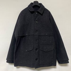 美品 アメリカ 製 FILSON ダブル マッキーノ クルーザー ジャケット 42 チャコール フィルソン USA ウール 