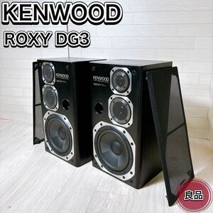 KENWOOD ケンウッド ROXY DG3 スピーカー ペア 3way シリアル同番 L R 希少 おすすめ 人気 オーディオ機器 音響機器 良音 定番 王道 動作品