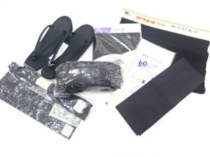 ys7069472; 未使用品　喪服用和装小物色々セット（草履23.5センチ）【リサイクル】【着】