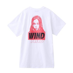 希少のSサイズ！WIND AND SEA X-GIRL ウインダシー エックス ガール Tシャツ ホワイト ウインド アンド シー