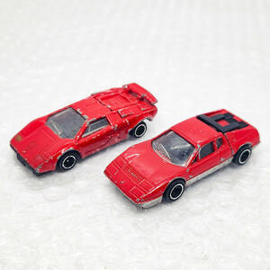 [ST-02048] トミカ 日本製 No.F39 Ferrari 512BB & F12 LAMBORGHINI COUNTACH LP500S フェラーリ ランボルギーニ 外国車 ミニカー セット