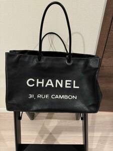 CHANEL　シャネル　トートバッグ　レザー　ヴィンテージ　